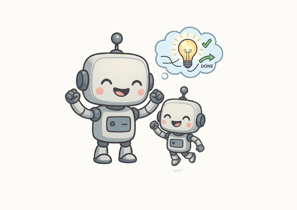 Robôs Canon com lâmpada